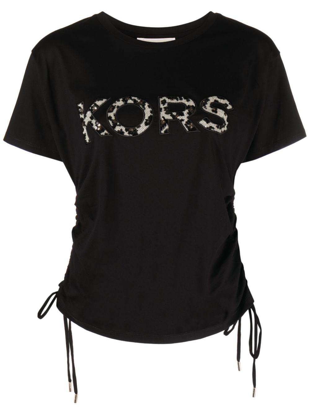 Michael Michael Kors logo-embellished cotton T-shirt - Black von Michael Michael Kors
