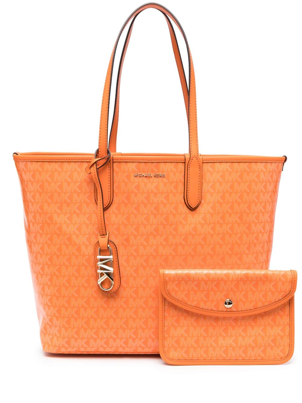 Michael Michael Kors logo-print canvas tote bag - Orange von Michael Michael Kors