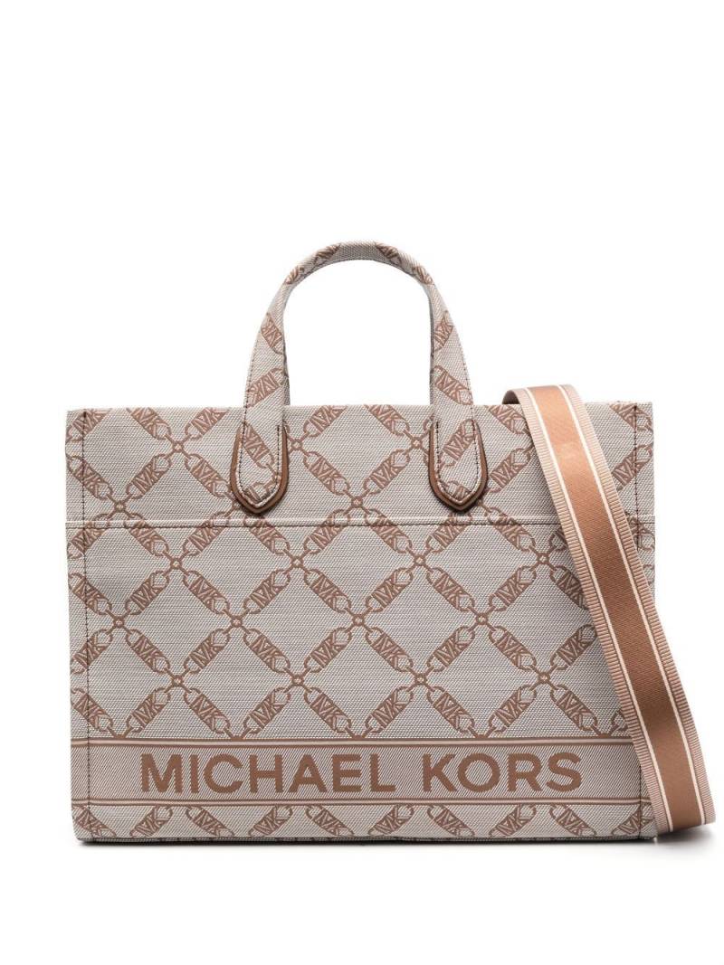 Michael Kors logo-print tote bag - Neutrals von Michael Kors