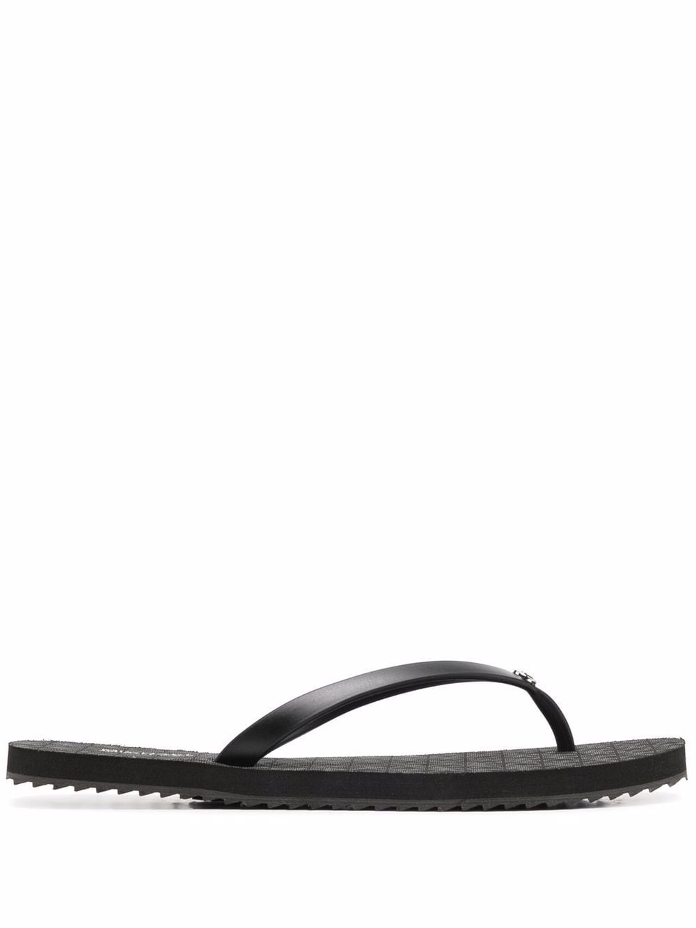 Michael Michael Kors monogram-print flip flops - Black von Michael Michael Kors