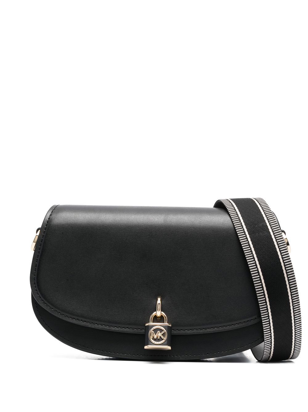 Michael Kors padlock-detail shoulder bag - Black von Michael Kors