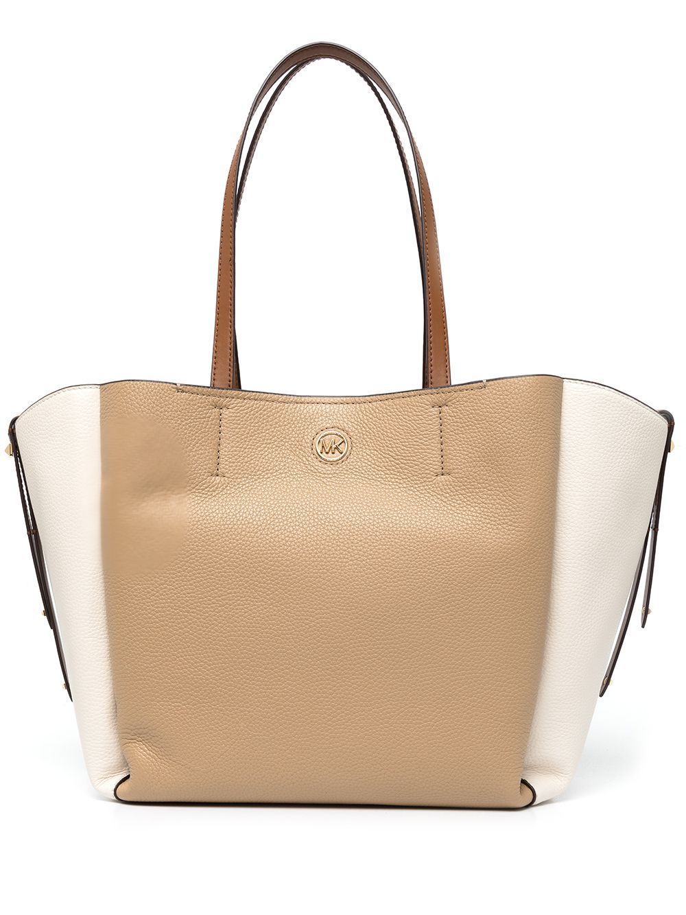 Michael Michael Kors panelled logo-plaque tote bag - Brown von Michael Michael Kors