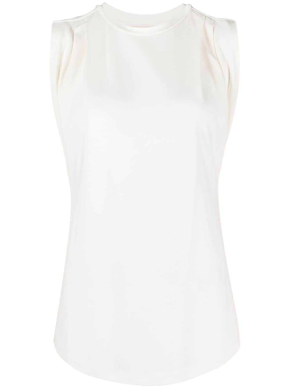 Michael Michael Kors pleat-detailing tank top - Neutrals von Michael Michael Kors