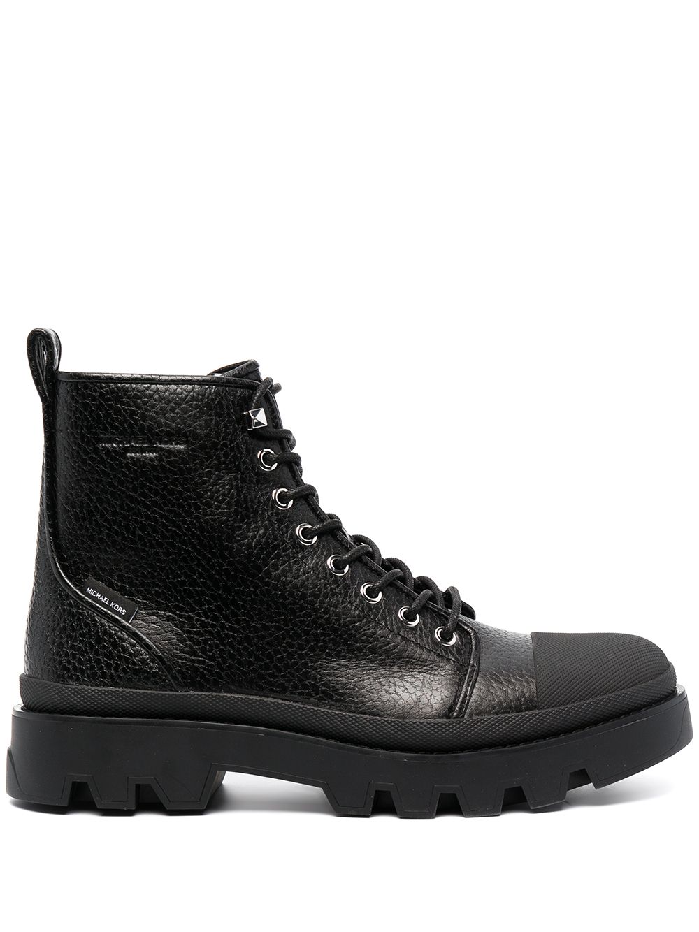 Michael Michael Kors side zip combat boots - Black von Michael Michael Kors