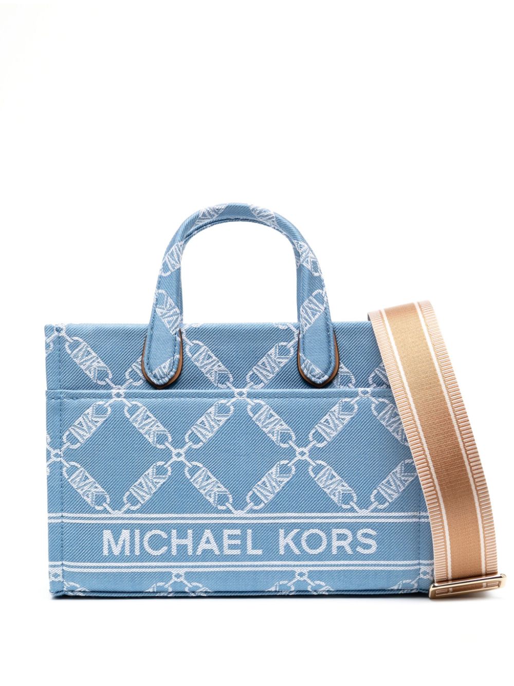 Michael Kors small Gigi tote bag - Blue von Michael Kors