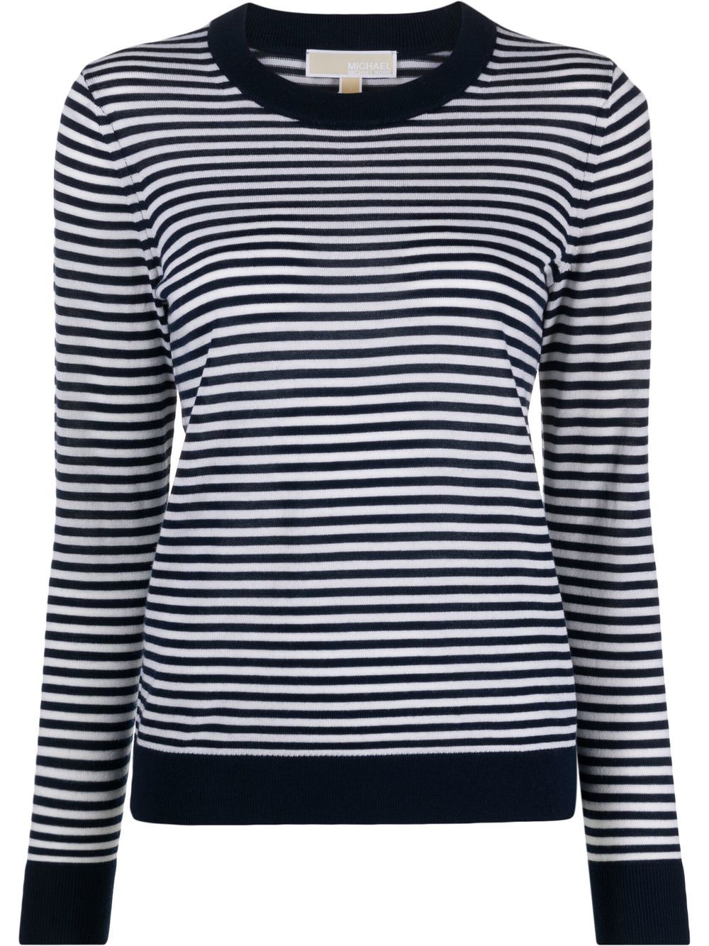 Michael Michael Kors striped long-sleeved pullover - Blue von Michael Michael Kors