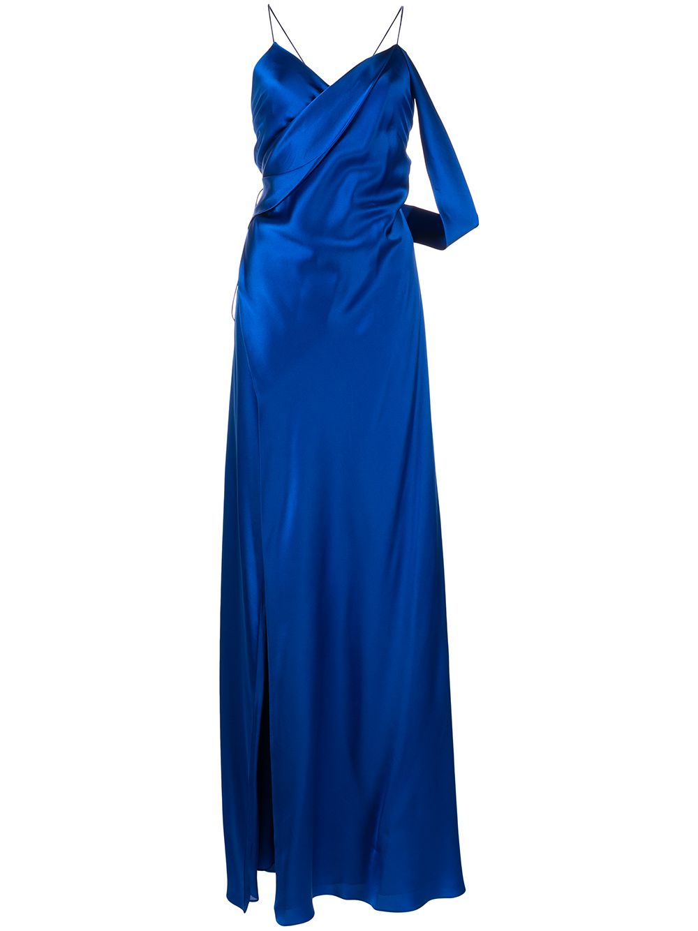 Michelle Mason V-neck silk dress - Blue von Michelle Mason