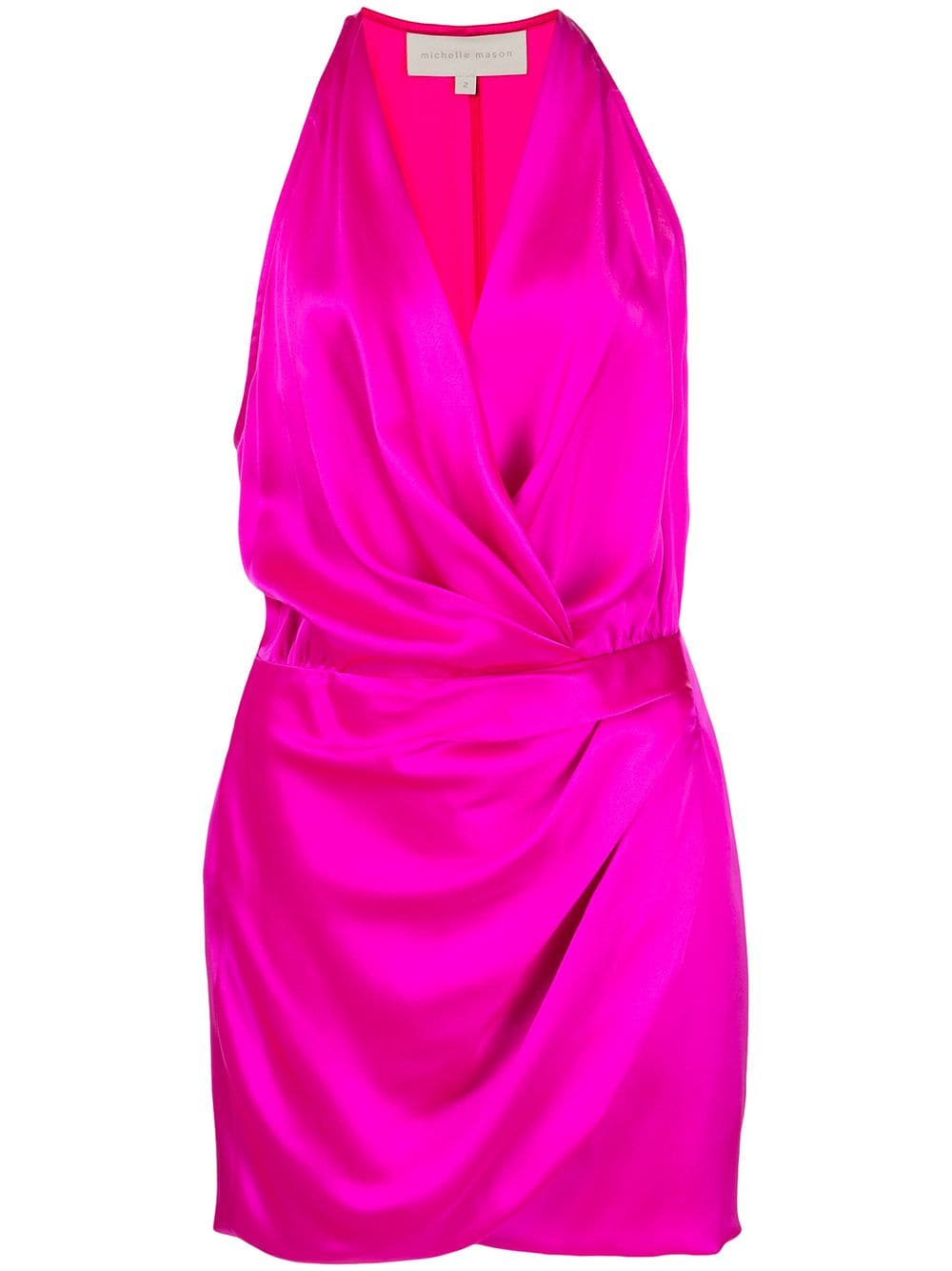 Michelle Mason halter mini dress - Pink von Michelle Mason