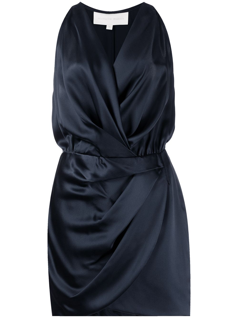Michelle Mason halter silk mini dress - Black von Michelle Mason