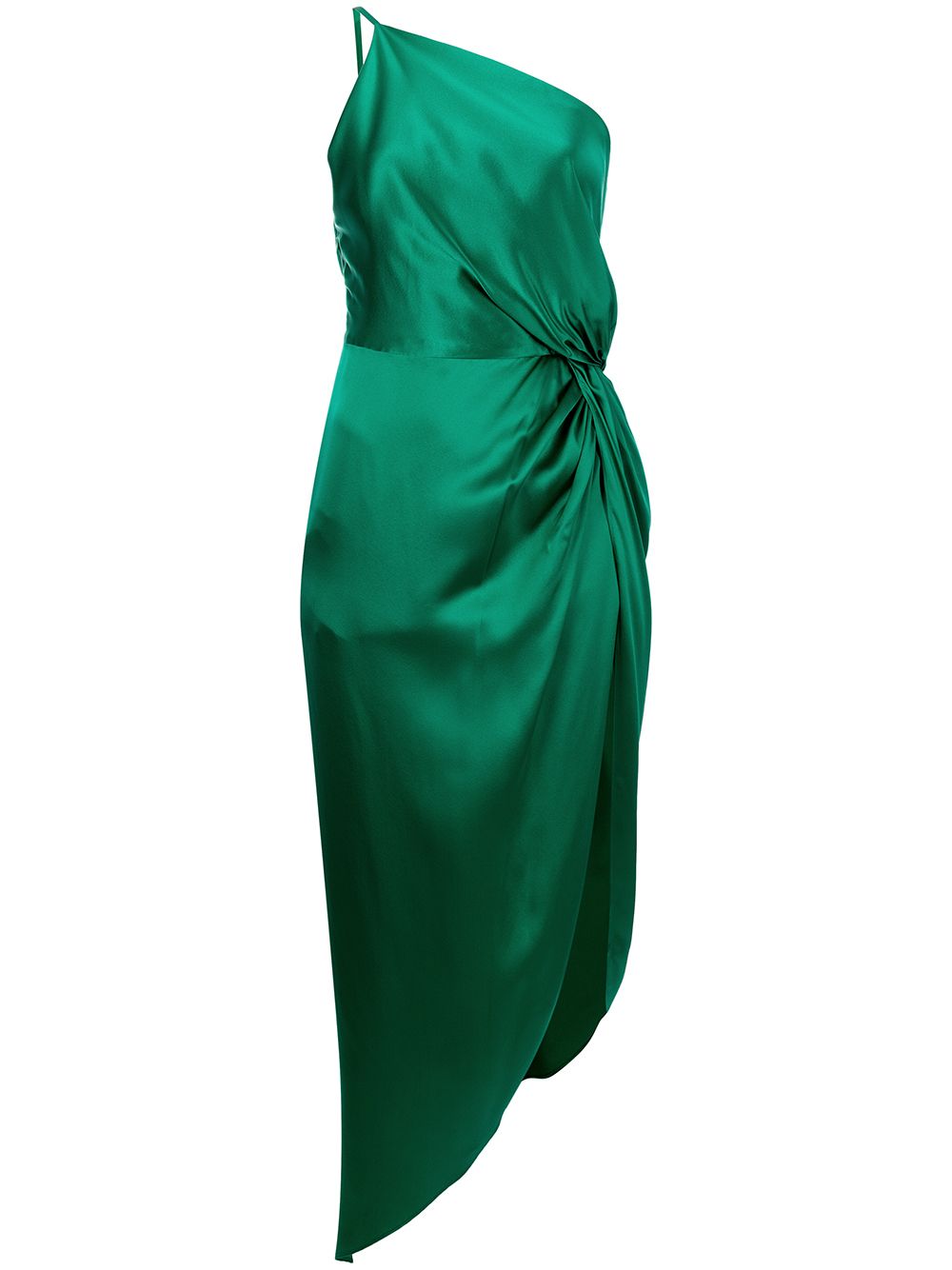 Michelle Mason knot-detail one-shoulder dress - Green von Michelle Mason