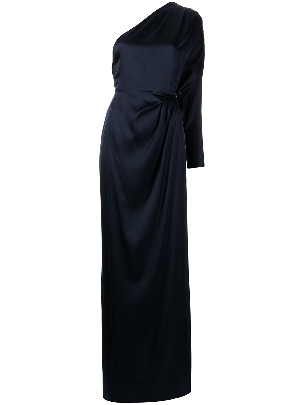 Michelle Mason one-shoulder silk dress - Blue von Michelle Mason