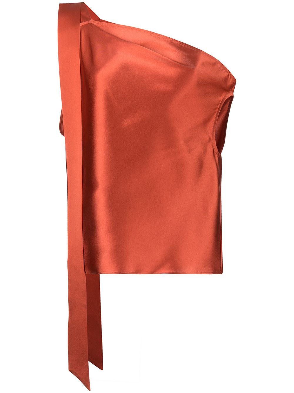 Michelle Mason silk off-shoulder top - Orange von Michelle Mason