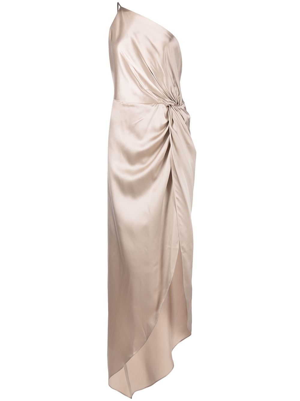 Michelle Mason silk twist knot gown - Neutrals von Michelle Mason