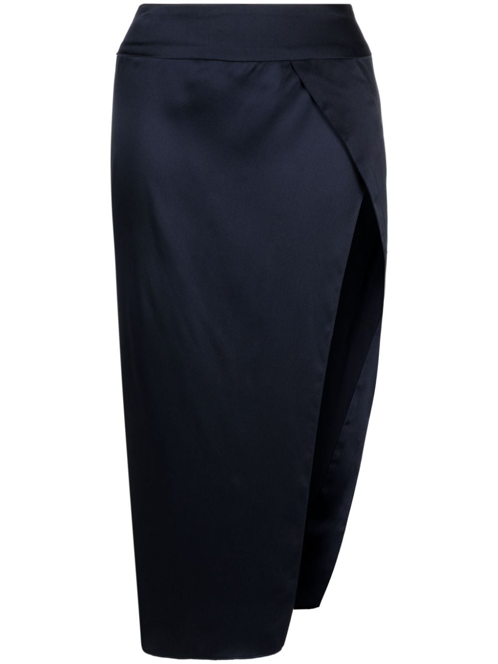 Michelle Mason silk wrap skirt - Blue von Michelle Mason