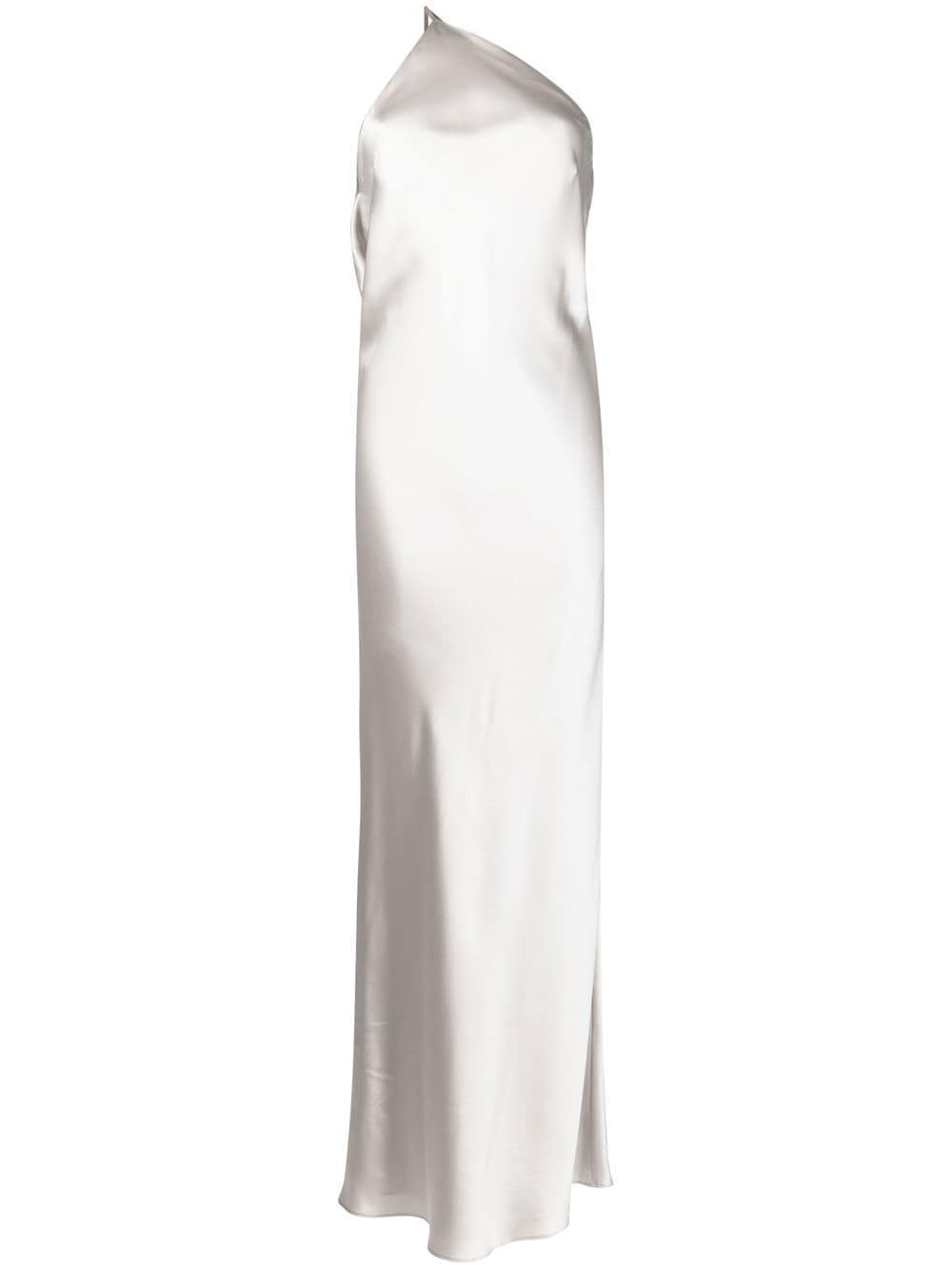 Michelle Mason single-shoulder maxi dress - Grey von Michelle Mason