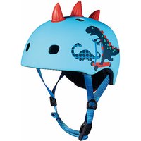MICRO Kinder Scooter Helm Scootersaurus 3D V2 blau | 48-53CM von Micro