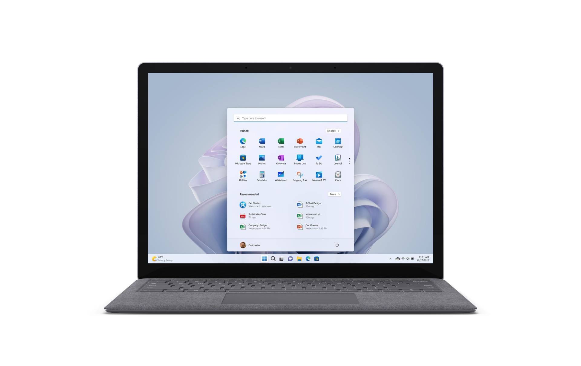 Microsoft Business-Notebook »Microsoft Surface Laptop 5 i5, Platinum«, 34,15 cm, / 13,5 Zoll, Intel, Core i5, Iris Xe Graphics, 256 GB SSD von Microsoft