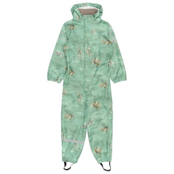 Mikk-Line - Kid's PU Rain Suit AOP Recycled - Overall Gr 92 grün/türkis Mikk-Line - Kid's PU Rain Suit AOP Recycled - Overall Gr 92 grün/türkis von Mikk-Line