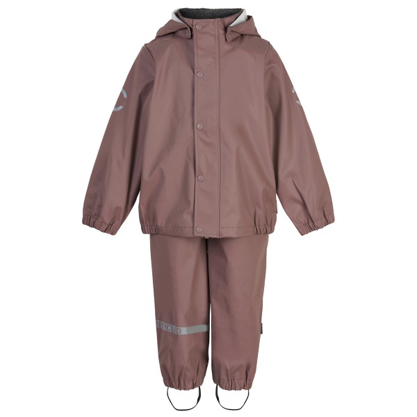 Mikk-Line - Kid's PU Rain w. Suspension Recycled - Regenset Gr 122 braun von Mikk-Line