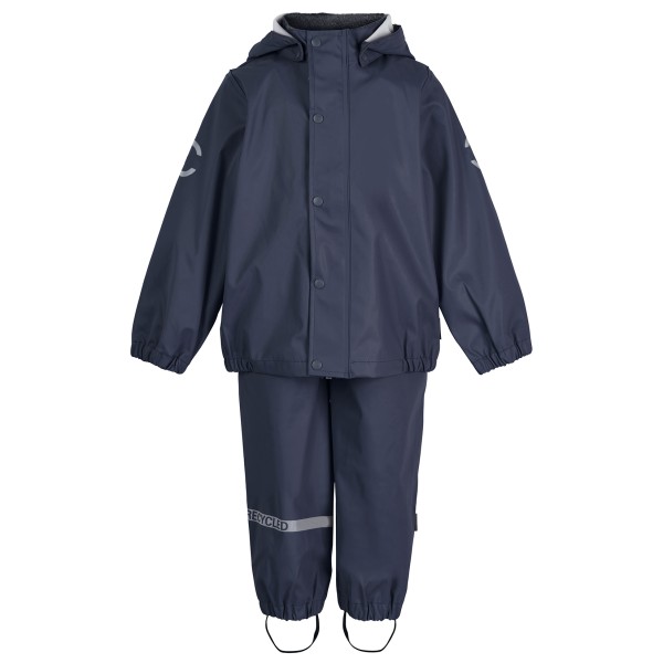 Mikk-Line - Kid's PU Rain w. Suspension Recycled - Regenset Gr 92 blau von Mikk-Line