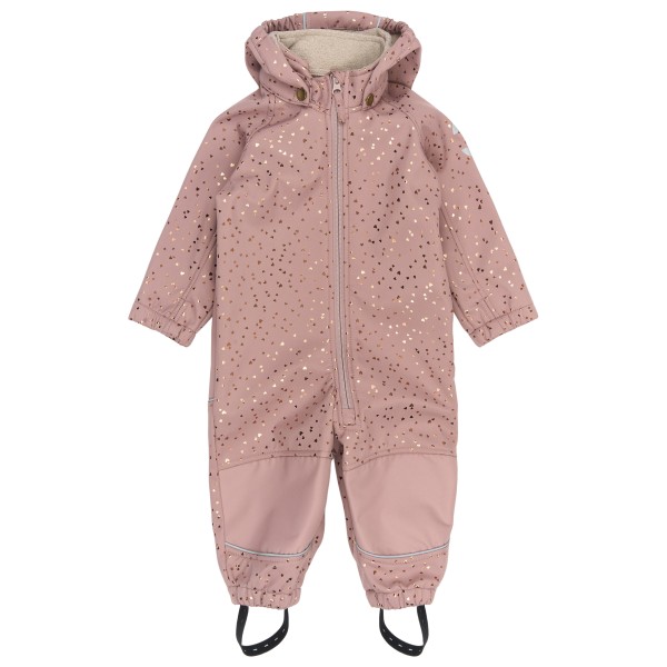 Mikk-Line - Kid's Softshell Suit Recycled Uni AOP - Overall Gr 98 rosa Mikk-Line - Kid's Softshell Suit Recycled Uni AOP - Overall Gr 98 rosa von Mikk-Line