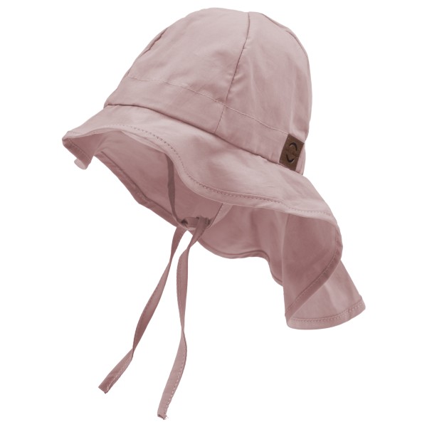 Mikk-Line - Kid's Summerhat Long Neck Solid - Cap Gr 51 cm - 2-4 Years rosa von Mikk-Line