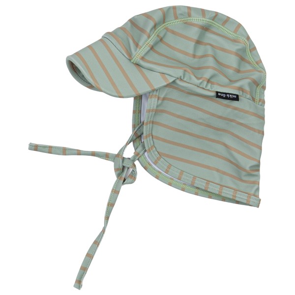 Mikk-Line - Kid's Swim Hat Print Recycled - Cap Gr 86/92 - 1-2 Years grau von Mikk-Line