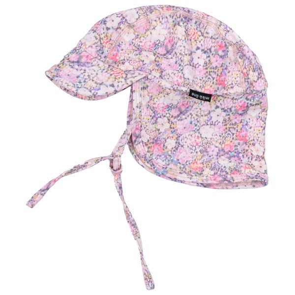 Mikk-Line - Kid's Swim Hat Print Recycled - Cap Gr 86/92 - 1-2 Years rosa/lila von Mikk-Line