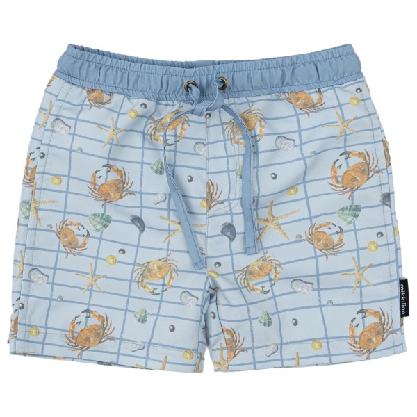 Mikk-Line - Kid's Swim Shorts AOP - Boardshorts Gr 92/98 grau von Mikk-Line