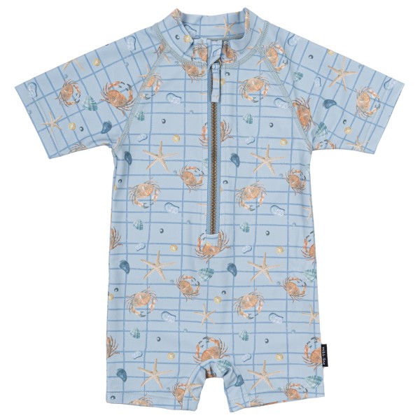 Mikk-Line - Kid's UV Suit Recycled AOP - Lycra Gr 122/128 - 7-8 Years grau von Mikk-Line