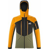 MILLET Herren Touren Softshelljacke White Shield Hoodie orange | L von Millet