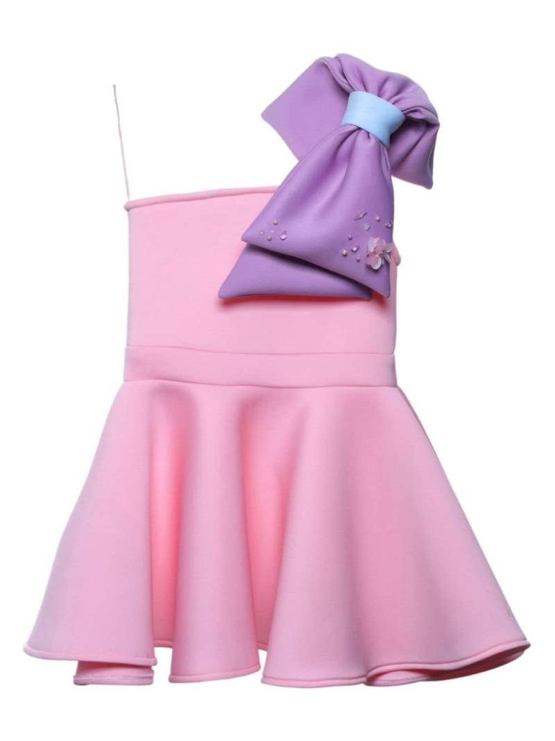 Mimi Tutu Charlotte bow flared dress - Pink von Mimi Tutu