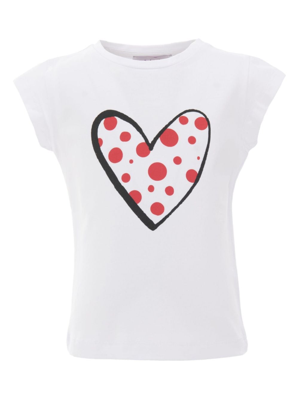 Mimi Tutu heart-print cotton T-shirt - White von Mimi Tutu