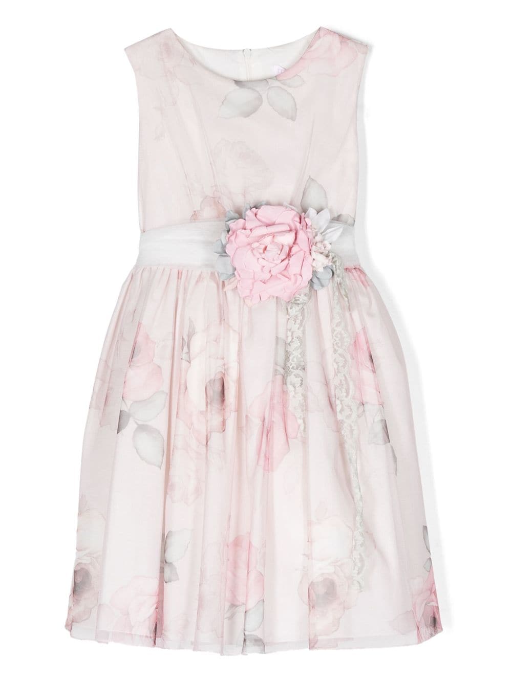 Mimilù floral-applique sleeveless dress - Pink von Mimilù