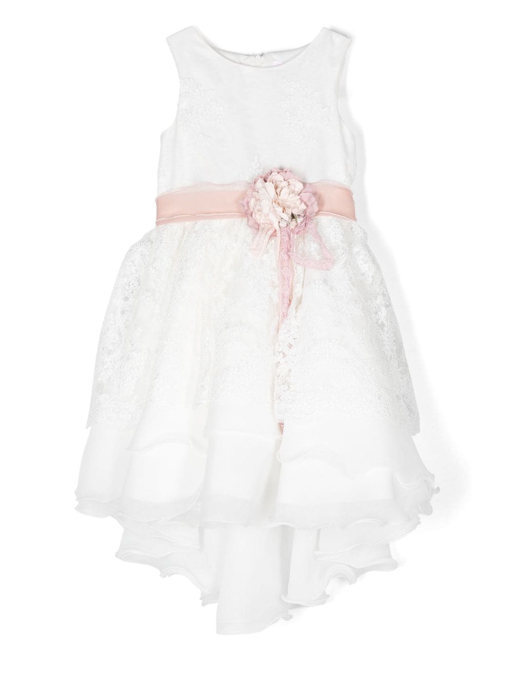 Mimilù floral-applique tulle dress - White von Mimilù