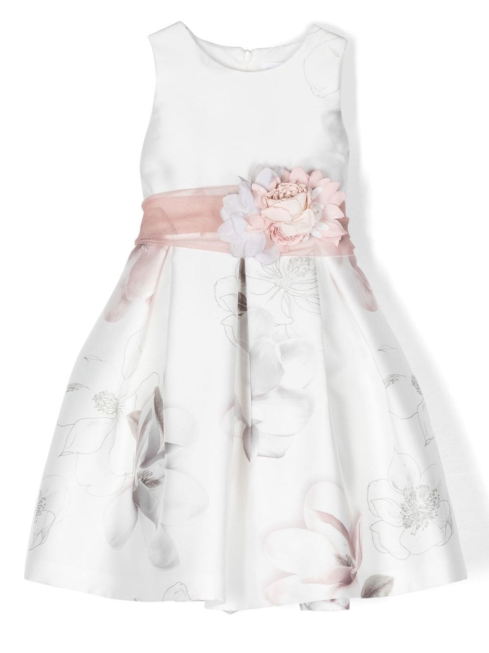 Mimilù floral-print sleeveless dress - White von Mimilù