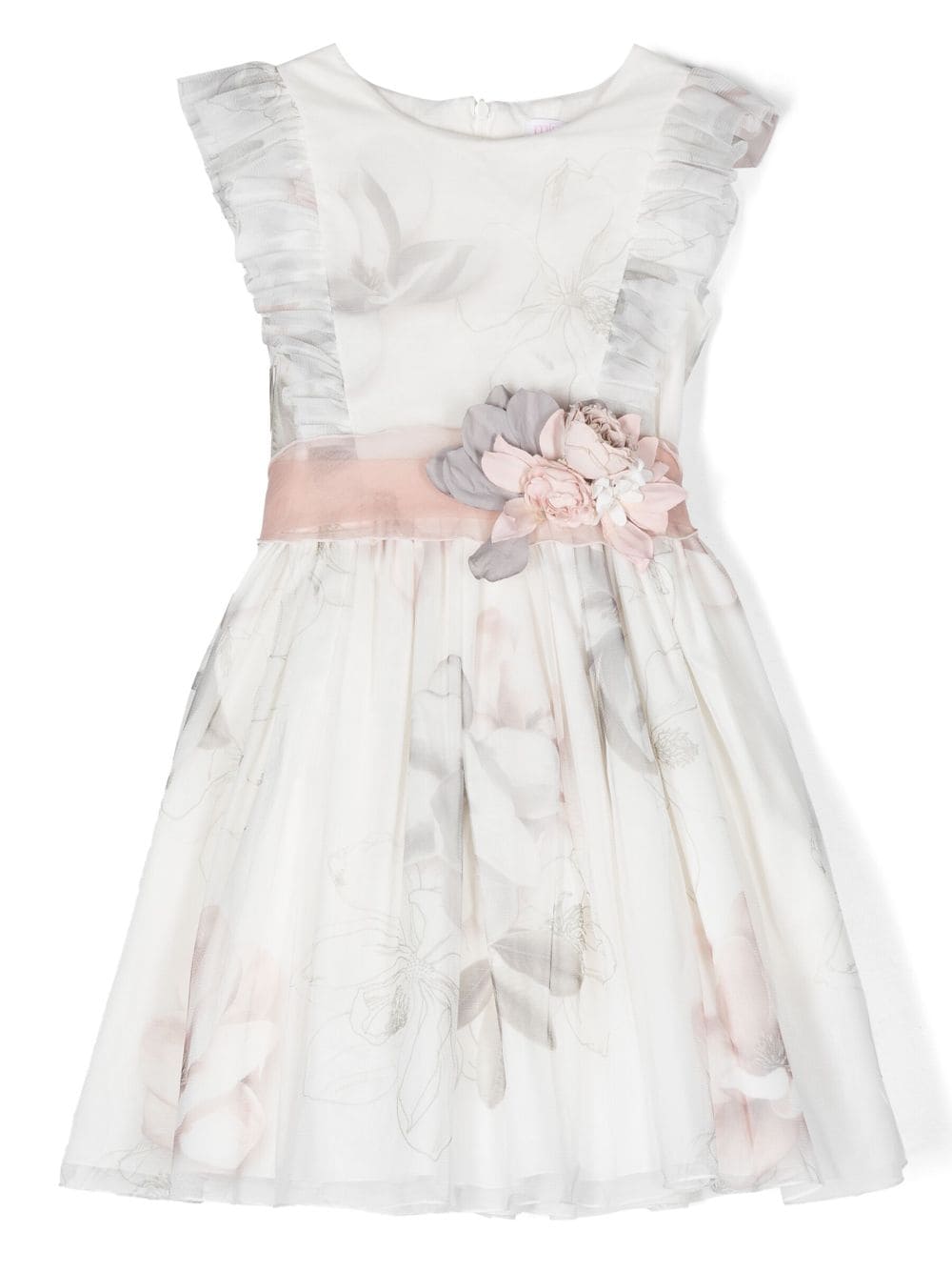 Mimilù floral-print tulle dress - White von Mimilù