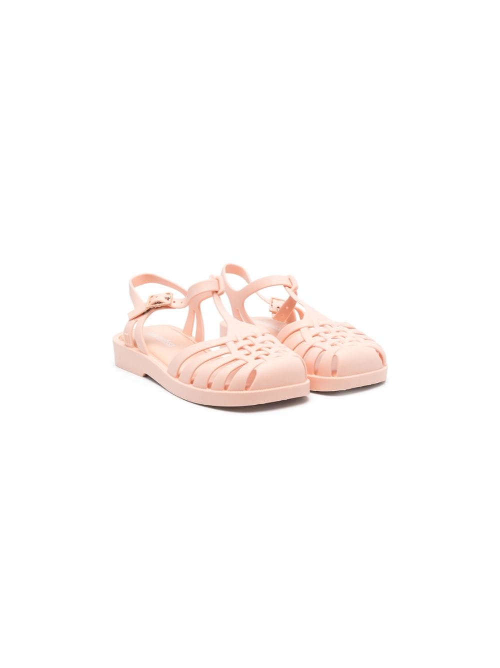 Mini Melissa Aranha caged-toe sandals - Neutrals von Mini Melissa