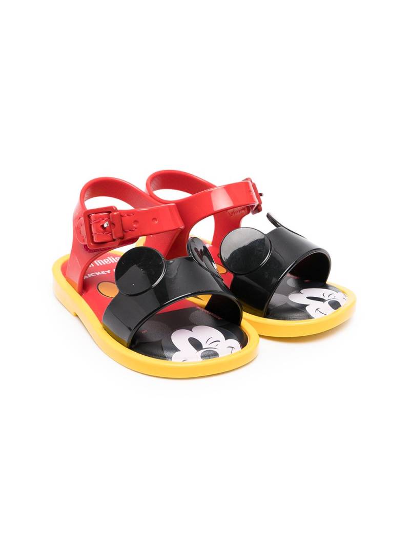 Mini Melissa Mickey Mouse sandals - Red von Mini Melissa