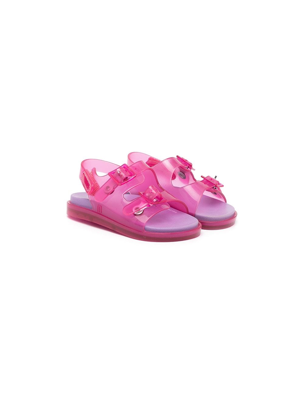 Mini Melissa buckle-strap sandals - Pink von Mini Melissa