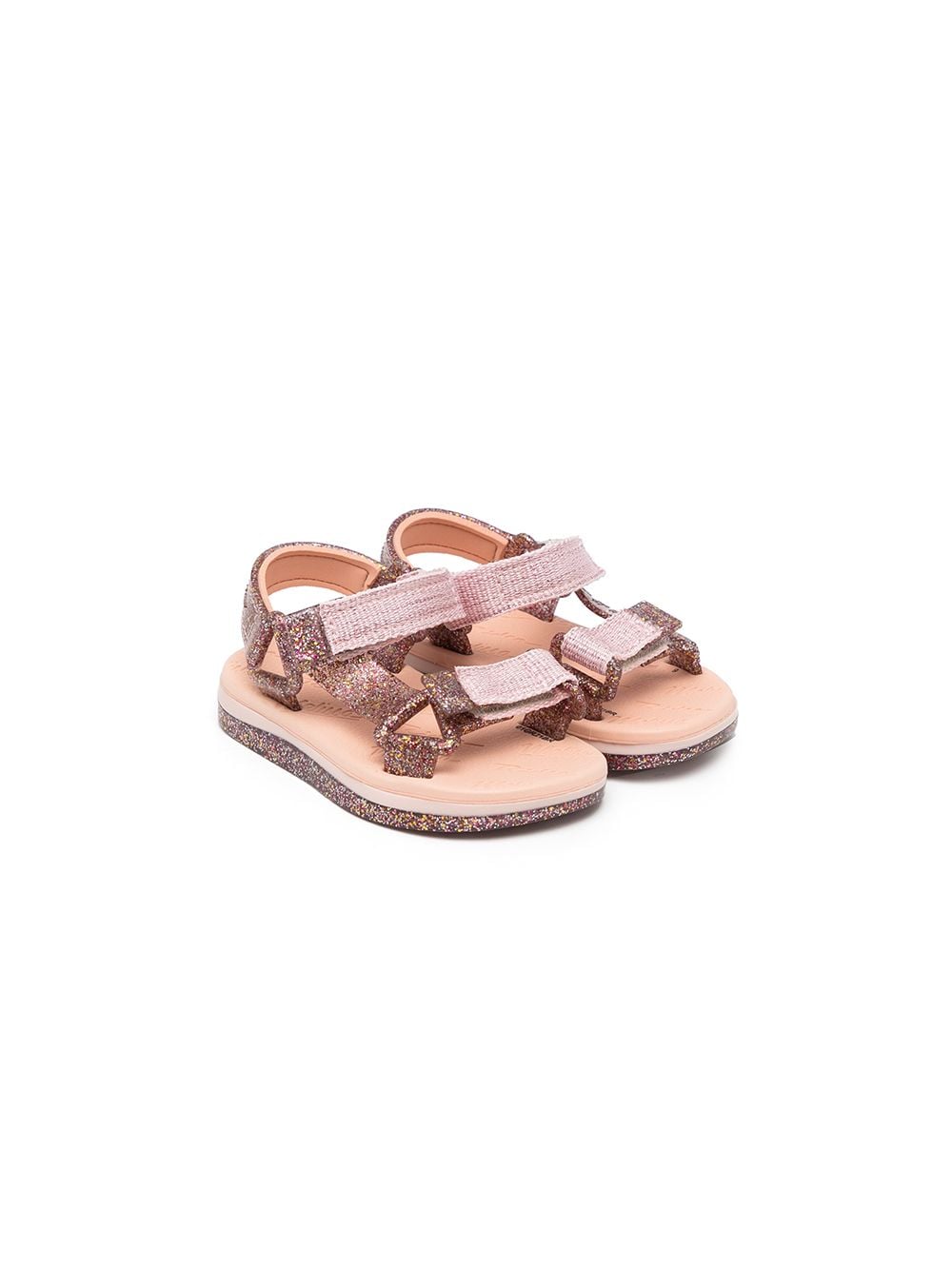 Mini Melissa touch-strap sandals - Pink von Mini Melissa