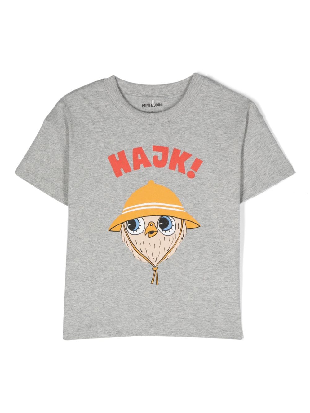 Mini Rodini Hike mélange T-shirt - Grey von Mini Rodini