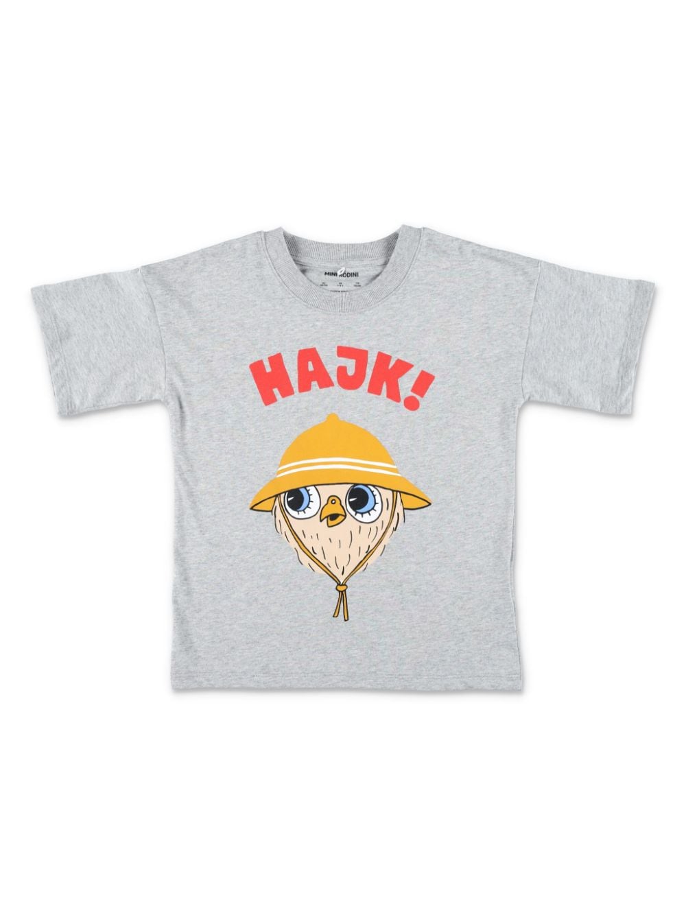 Mini Rodini Hike organic cotton T-shirt - Grey von Mini Rodini