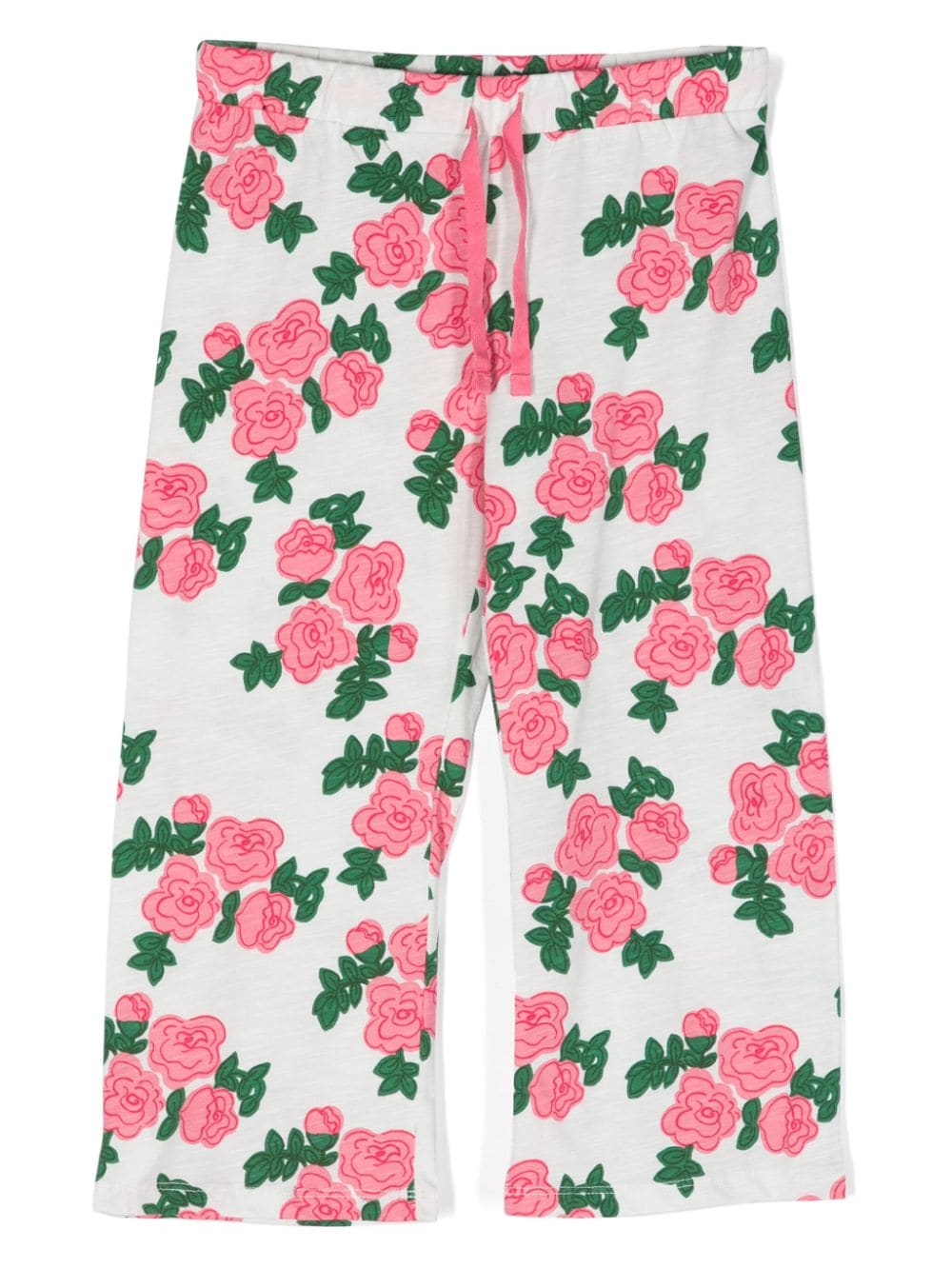 Mini Rodini floral-print cotton trousers - Pink von Mini Rodini
