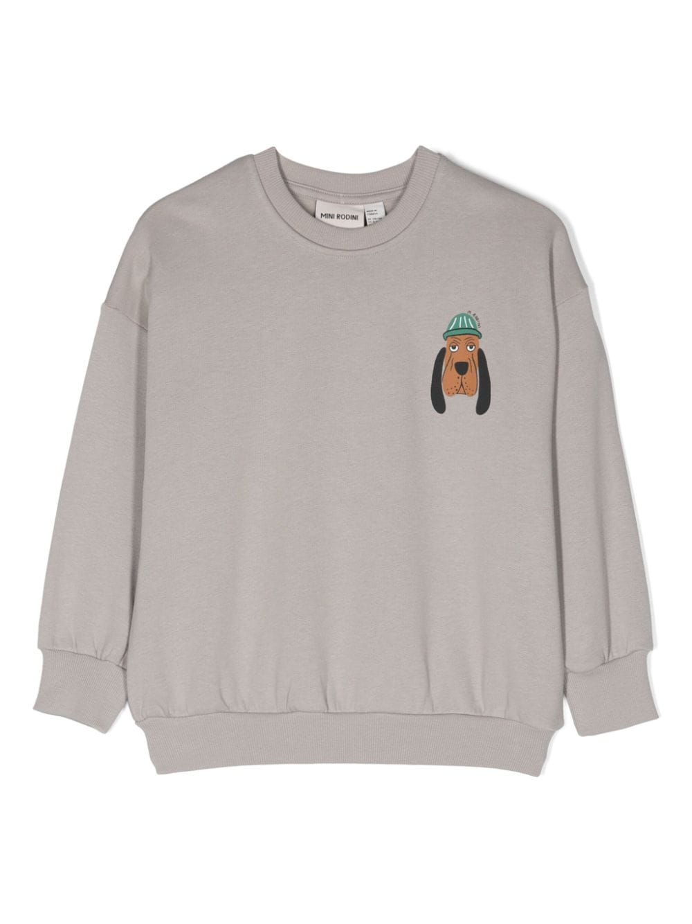 Mini Rodini graphic-print crew-neck sweatshirt - Grey von Mini Rodini