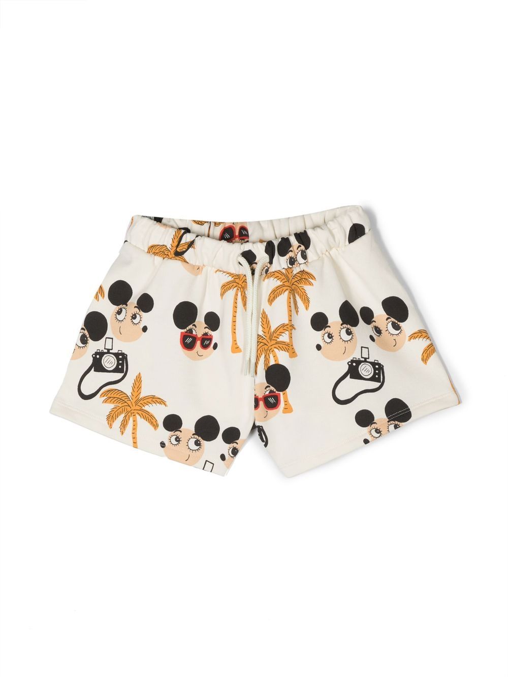 Mini Rodini graphic-print shorts - Neutrals von Mini Rodini