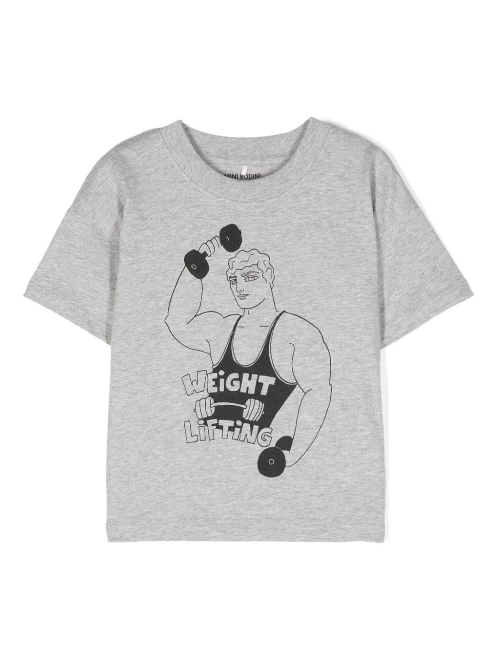 Mini Rodini illustration-print cotton T-shirt - Grey von Mini Rodini