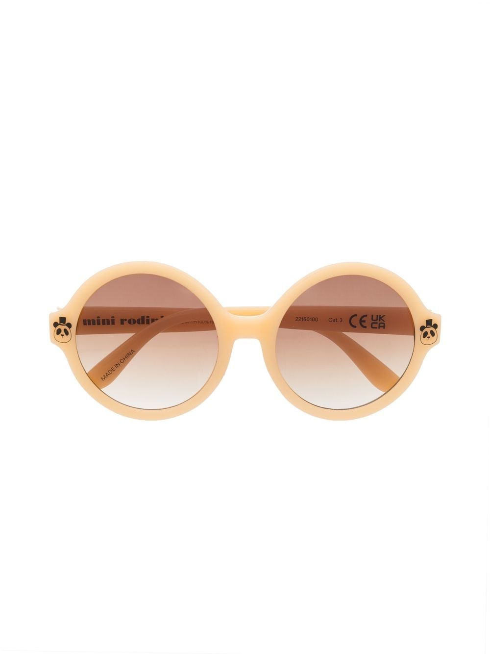 Mini Rodini round-frame tinted-lenses sunglasses - Neutrals von Mini Rodini