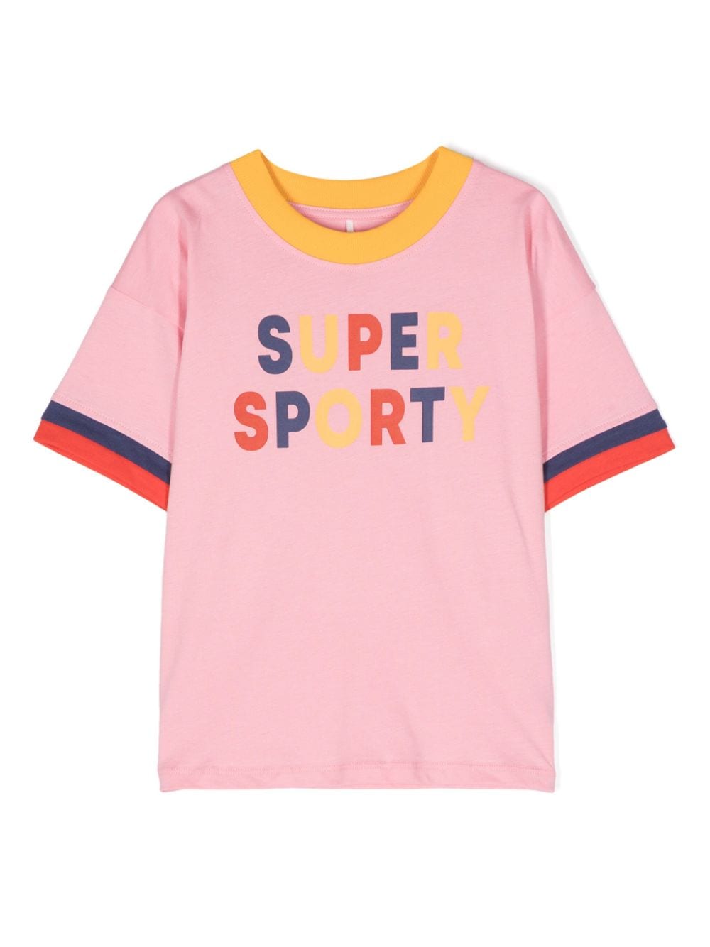 Mini Rodini slogan-print cotton T-shirt - Pink von Mini Rodini
