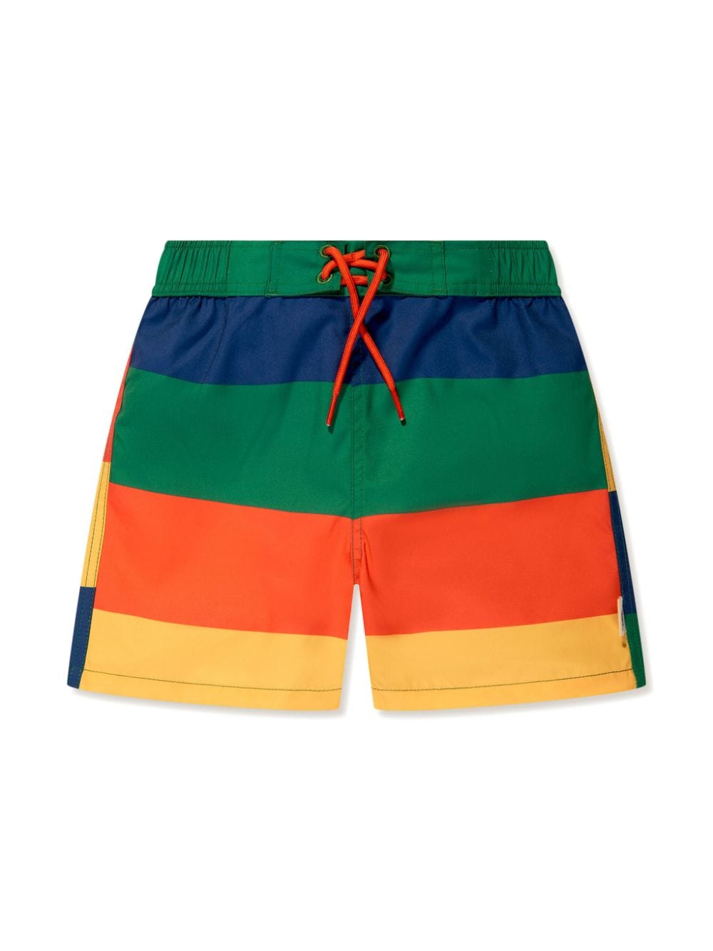 Mini Rodini striped swim shorts - Green von Mini Rodini